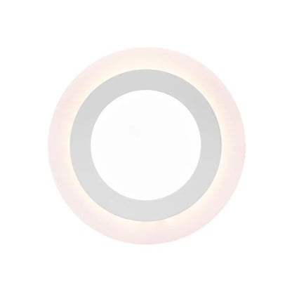 Kerek LED -es folt, 9W, 3000K/6500K, három funkció, fehér, fehér
