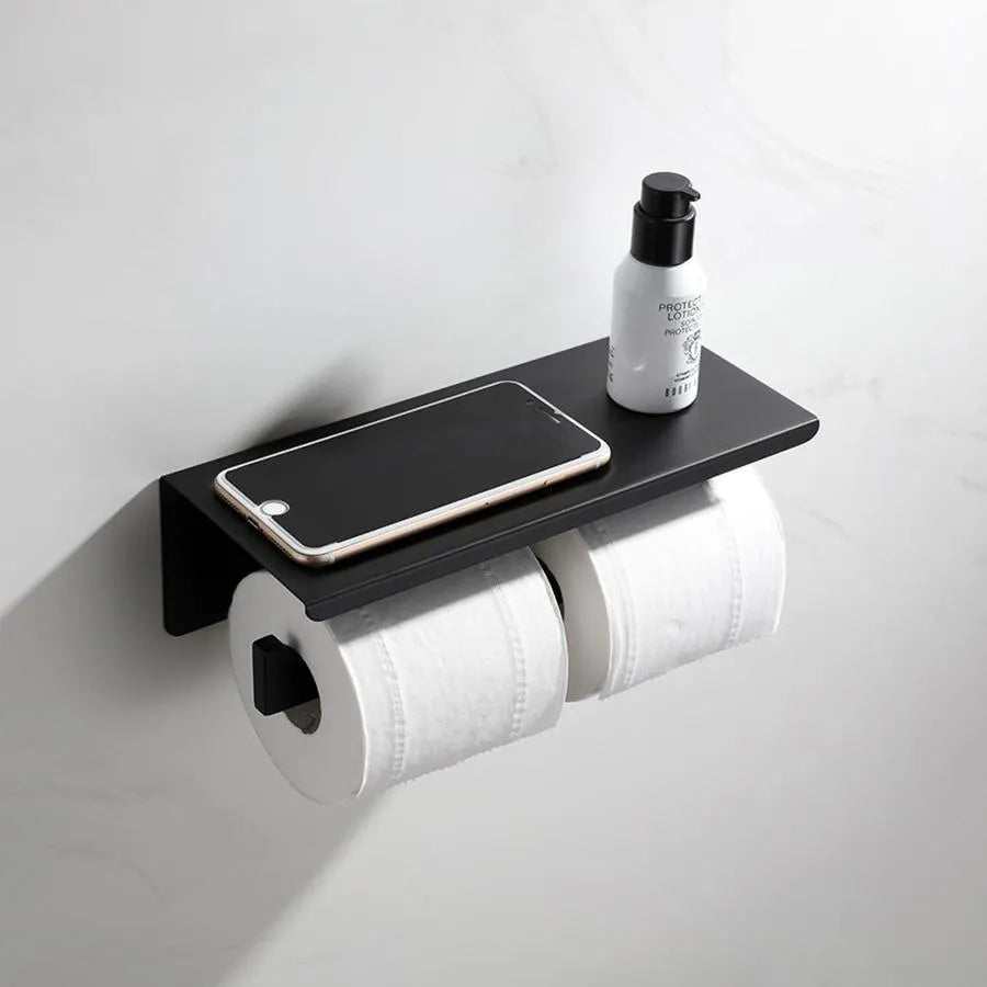 Kettős higiéniai papír támogatás telefon/fekete parfüm támogatás GJ603
