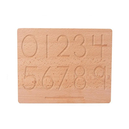 Kettős oktatási asztal geometriai számokkal és formákkal, 2 darab, fa