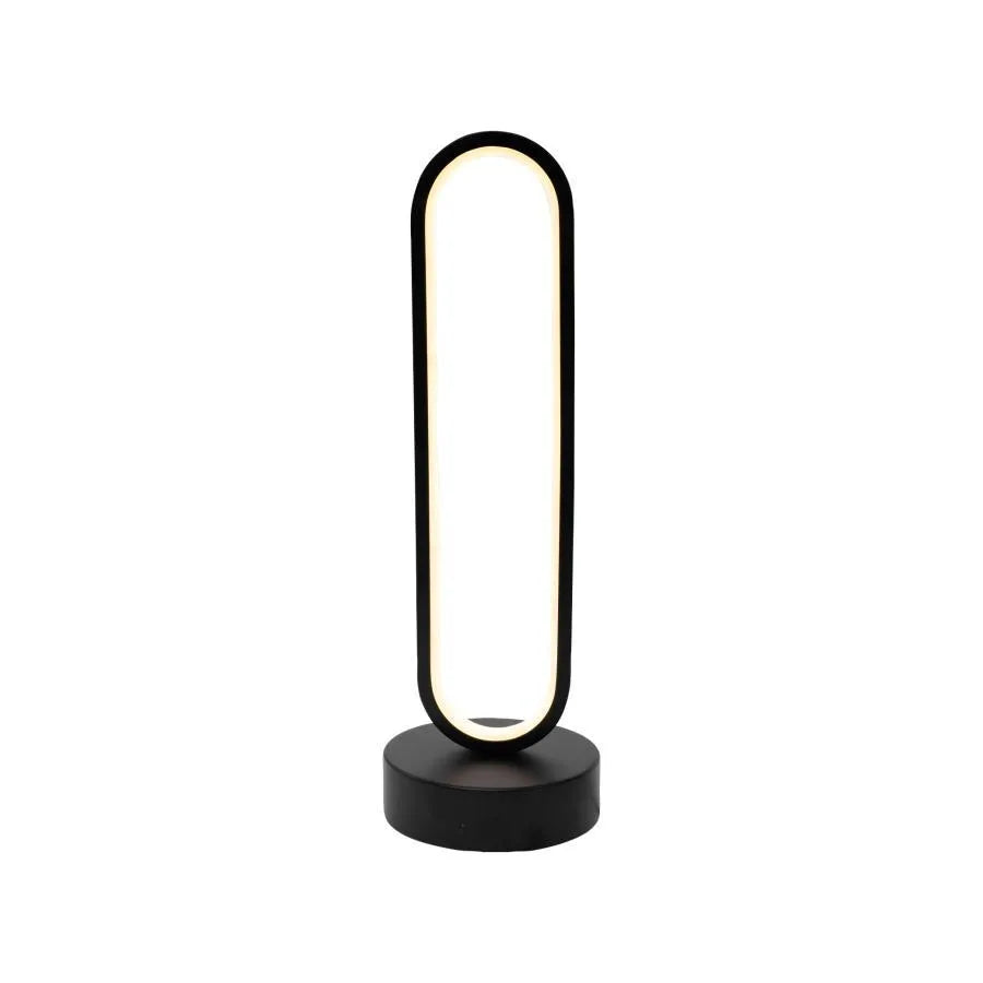 LED Creatoris Lámpa, 30W, hideg/forró/semleges fény, fém és akril, fekete