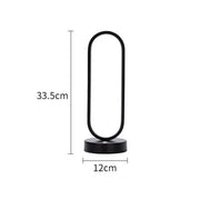 LED Creatoris Lámpa, 30W, hideg/forró/semleges fény, fém és akril, fekete