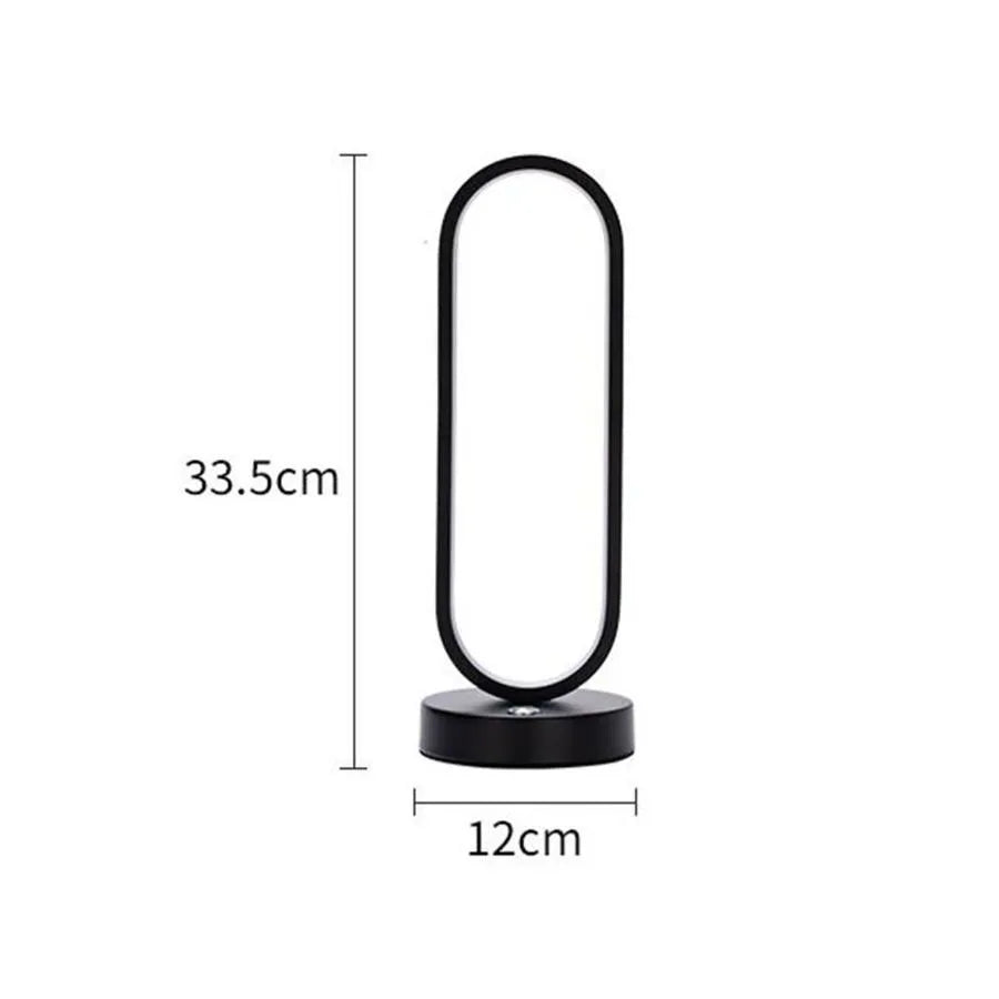 LED Creatoris Lámpa, 30W, hideg/forró/semleges fény, fém és akril, fekete