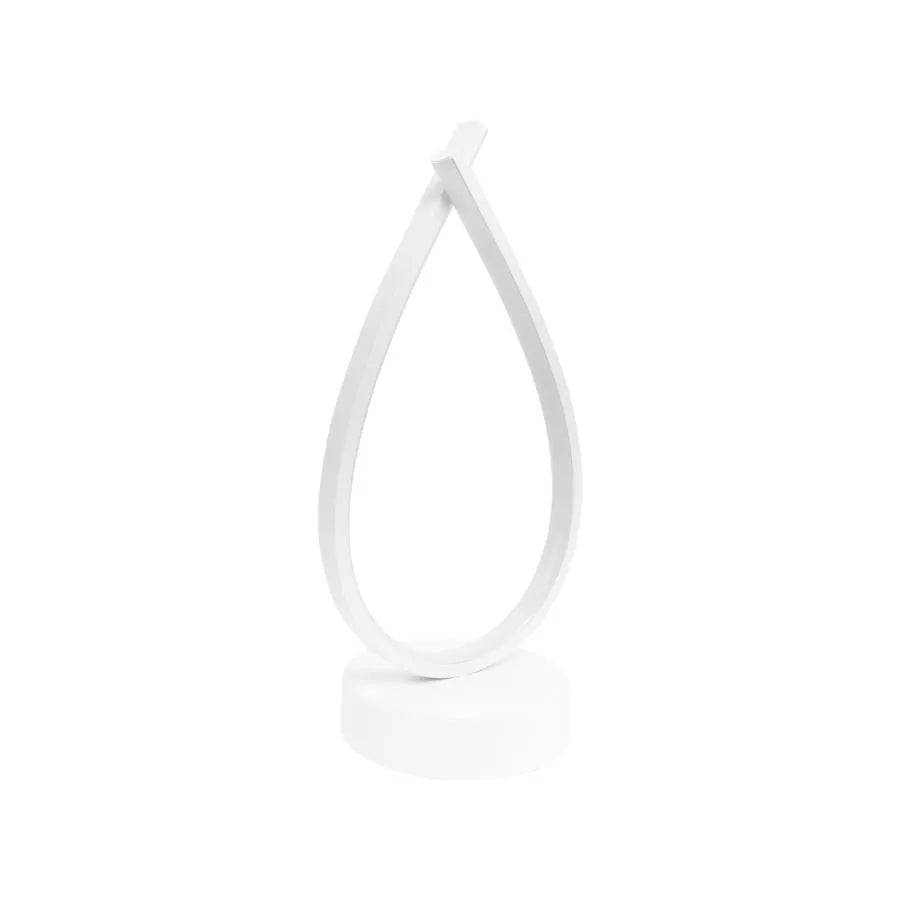 LED Genesis lámpa, 28W, hideg/forró/semleges fény, fém és akril, fehér