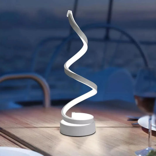 Genom LED lámpa, 24W, hideg/forró/semleges fény, műanyag és fém, fehér