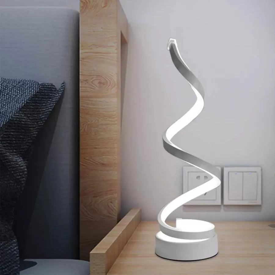 Genom LED lámpa, 24W, hideg/forró/semleges fény, műanyag és fém, fehér