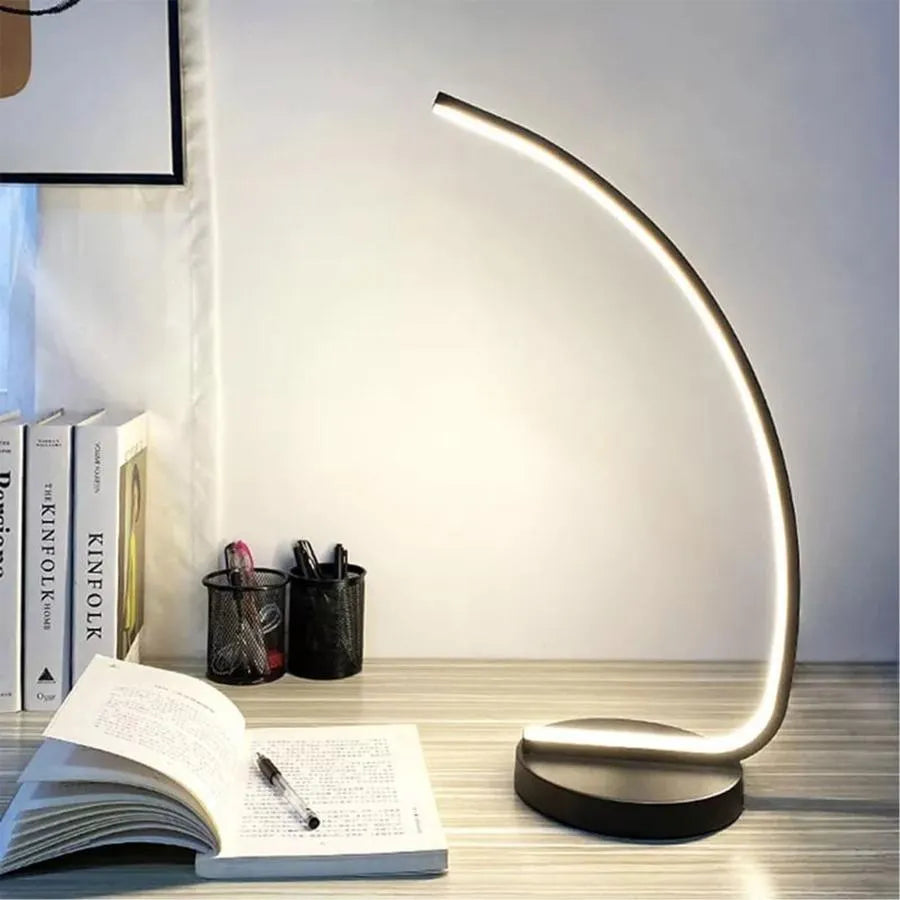 Nemesis LED lámpa, 10W, hideg/forró/semleges fény, fém és akril, fekete