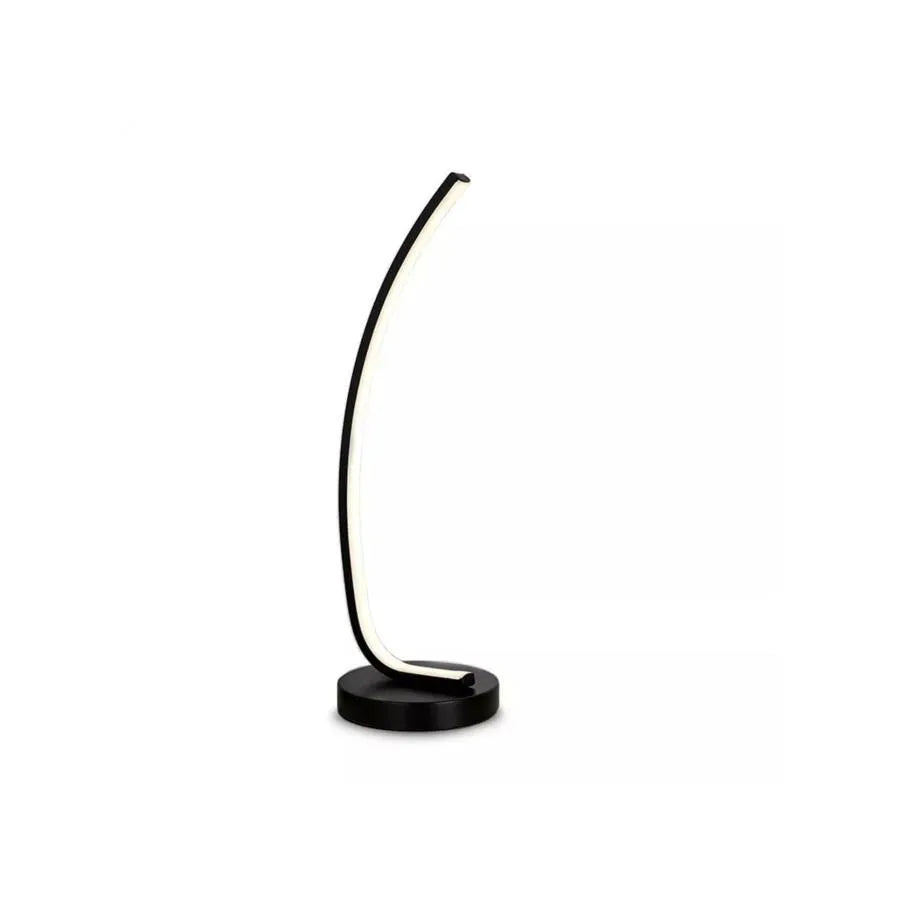 Nemesis LED lámpa, 10W, hideg/forró/semleges fény, fém és akril, fekete