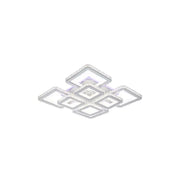 LED -csillár távirányítóval és Leila Crystal 237W, 8 négyzet