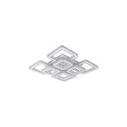 LED -csillár távirányítóval és Leila Crystal 237W, 8 négyzet