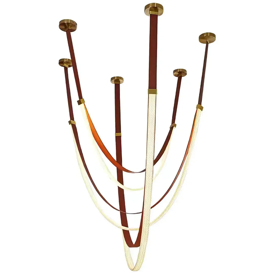 Candelabru Modern, LED, ARIA Largo, 36W, lumina Neutra, Maro