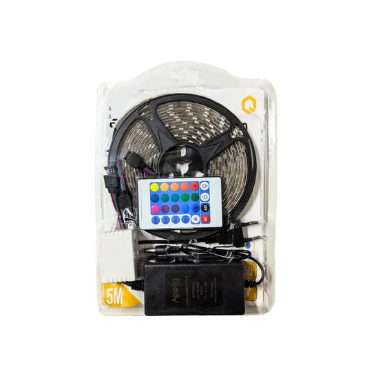 LED Band Kit 5050 5M távirányítóval, RGB, 10W/M, 5M, IP44