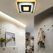 Mornika 14W LED, 25 cm átmérőjű, négyzet alakú, semleges fény, fehér