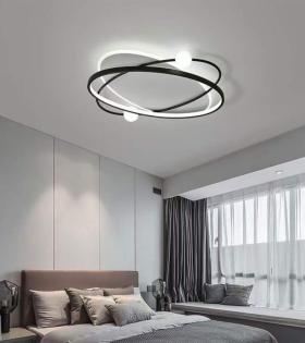 Ignacia 90W LED-es, távirányítóval vezérelhető lámpa fehér fekete